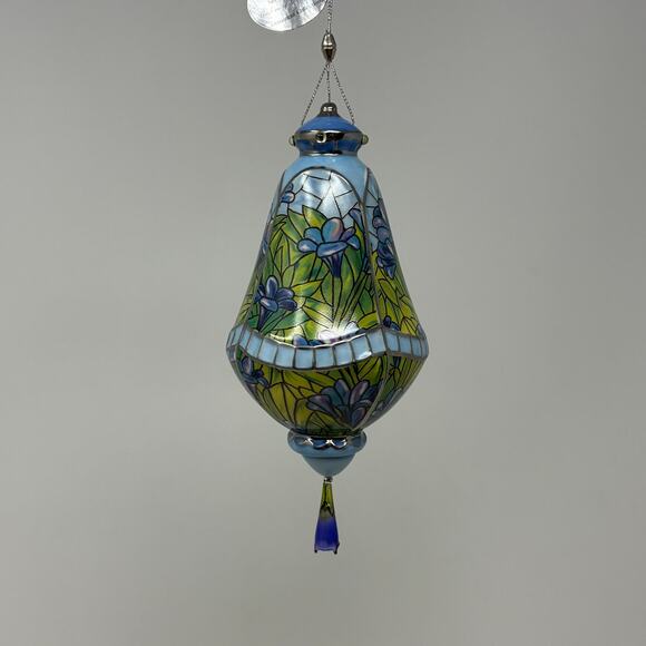 Bradford Editions Era of Louis Tiffany Heirloom Porcelain Ornaments #13 set of 3 - Picture 6 of 8